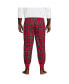 ფოტო #3 პროდუქტის Big & Tall Flannel Jogger Pajama Pants