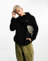 Фото #1 товара Columbia Rugged Ridge III fleece hoodie in black