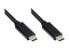 Good Connections GC-M0112 - 0.5 m - USB C - USB C - USB 3.2 Gen 1 (3.1 Gen 1) - 5000 Mbit/s - Black