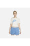 Фото #1 товара Sportswear Futura Flover Graphic Crop Short-Sleeve Kadın Tişört NDD SPORT