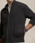 ფოტო #3 პროდუქტის Men's Big & Tall Hybrid Full-Zip Mockneck Sweater