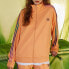 Фото #3 товара Куртка спортивная NERDY 条纹渐变 широкая уличная куртка для мужчин и женщин, светло-оранжевая, подарочное предложение / NERDY PNES20KJ0223
