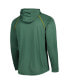 Фото #2 товара Men's Green Green Bay Packers Vintage-Like Logo Raglan Hoodie T-shirt