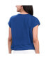 Women's Royal Los Angeles Dodgers Cheer Fashion T-shirt
