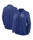 ფოტო #2 პროდუქტის Women's Royal Kansas City Royals Authentic Collection Team Raglan Performance Full-Zip Jacket