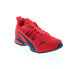 Фото #3 товара Puma Axelion NXT 19565609 Mens Red Canvas Lace Up Athletic Running Shoes