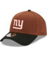 Фото #2 товара Men's Brown, Black New York Giants Harvest A-Frame Super Bowl XXI 9FORTY Adjustable Hat