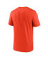 Фото #4 товара Men's Orange Cleveland Browns Legend Wordmark Performance T-shirt