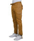 Men's Cotton Cargo Belted Utility Pants Set