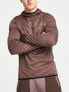 Фото #4 товара ASOS 4505 outdoor training hoodie in deep taupe