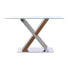 Фото #3 товара Журнальный столик DKD Home Decor Прозрачный Серебристо-темно-коричневый Кристаллическая Сталь 120 x 40 x 75 см