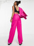 JJXX wide leg trouser co-ord in bright pink