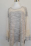 Фото #1 товара Style & Co Women's Lace Yok Sleeve Scoop Neck Sweater Long Sleeve Marled Gray M