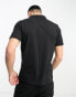 Bolongaro Trevor short sleeve polo in black with skull front print