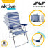 Фото #3 товара AKTIVE Folding Chair High Backrest 5 Positions 61x69x108 cm