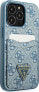 Guess Guess GUHCP13LP4TPB iPhone 13 Pro / 13 6,1" niebieski/blue hardcase 4G Triangle Logo Cardslot