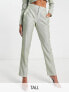 Фото #1 товара Simmi Tall glitter tailored trouser co-ord in sage