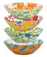 Damask Floral Set of 4 Soup Bowl