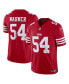 Men's Fred Warner Scarlet San Francisco 49ers Vapor F.U.S.E. Limited Jersey Красный, 3XL - фото #1