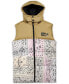 Men's Paisley Puffer Vest