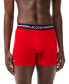 Men's 3pk. Regular-Fit Stretch French Flag Boxer Briefs Red, Grey, Navy, S - фото #2