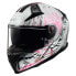 Фото #1 товара Шлем для мотоциклистов LS2 FF811 Vector II Dakflo Gloss White / Pink
