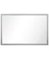 Фото #3 товара Contempo Polished Stainless Steel Rectangular Wall Mirror, 20" x 30"