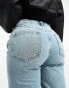 Фото #5 товара ASOS DESIGN Hourglass dad jean in mid blue