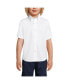 Рубашка Lands' End Short Sleeve No Iron Pinpoint School Uniform Boy