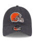 Фото #2 товара Men's Graphite Cleveland Browns Core Classic Graph 9TWENTY Adjustable Hat