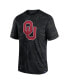 Men's Black Oklahoma Sooners Camo Logo T-shirt