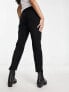 Фото #5 товара Only Emily high waist straight leg ankle jean in black