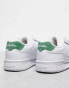 adidas Originals Court Super trainers in white and green