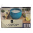 Фото #1 товара Member's Mark 7.25" Kelsi Ceramic Outdoor Citronella Candle, 3 Wick, River Blue