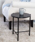 Фото #2 товара Round Side Table with T-Pattern Base