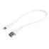 Фото #2 товара StarTech.com 12inch (30cm) Durable White USB-A to Lightning Cable - Heavy Duty Rugged Aramid Fiber USB Type A to Lightning Charger/Sync Power Cord - Apple MFi Certified iPad/iPhone 12, White, USB A, Lightning, 0.3 m, Male, Male