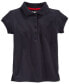 ფოტო #1 პროდუქტის Plus Girls Uniform Short Sleeve Interlock Polo Shirt