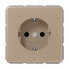JUNG CD 1520 GB - CEE 7/3 - Bronze,Gold - Aluminum - 250 V - 16 A - 67 mm
