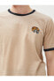 Фото #71 товара Футболка Koton Embroidered Slim Fit Short Sleeve
