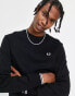 Фото #1 товара Fred Perry crew neck sweat in black