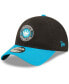 ფოტო #4 პროდუქტის Men's Black, Blue Charlotte FC Team 9TWENTY Adjustable Hat