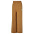 Фото #1 товара Puma Infuse Wide Leg Pants Womens Brown Casual Athletic Bottoms 53968974