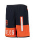 Big Boys Justin Fields Navy Chicago Bears Name and Number Player Shorts