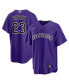 ფოტო #1 პროდუქტის Men's Kris Bryant Purple Colorado Rockies Alternate Replica Player Jersey