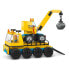LEGO Work And Crane Trucks With Demolition Ball Construction Game