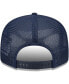 Фото #5 товара Men's Navy Tennessee Titans Classic Trucker 9FIFTY Snapback Hat