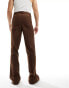 Фото #3 товара ASOS DESIGN smart flared trouser in brown