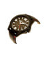 ფოტო #2 პროდუქტის Men's Watch, 48MM IP Black Case with Cutout Black Dial, White Arabic Numerals, Black Strap with Red Stitching, Analog , Red Second Hand