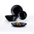 Фото #3 товара Суповая тарелка Luminarc Harena 20 см Чёрное стекло (24 штуки)
