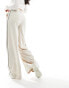 Фото #8 товара ASOS DESIGN high waist trousers with side stripe in stone